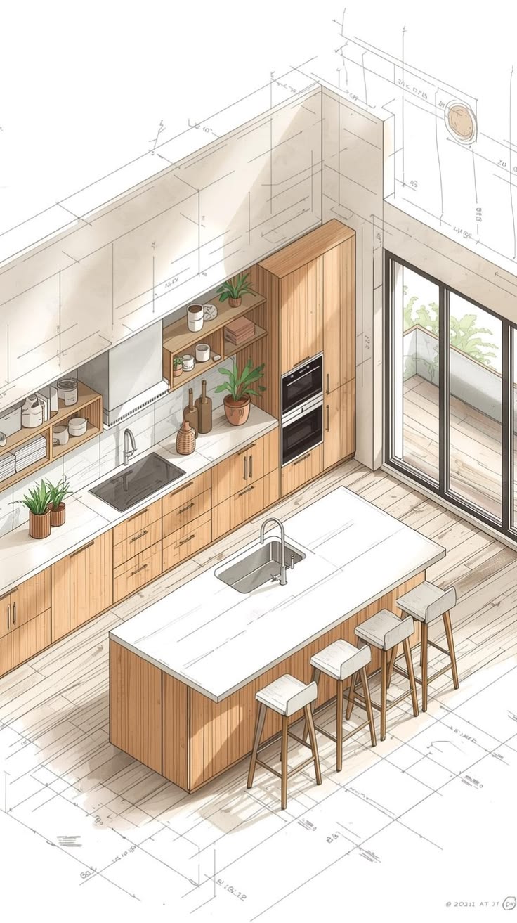 Sketch de cocina